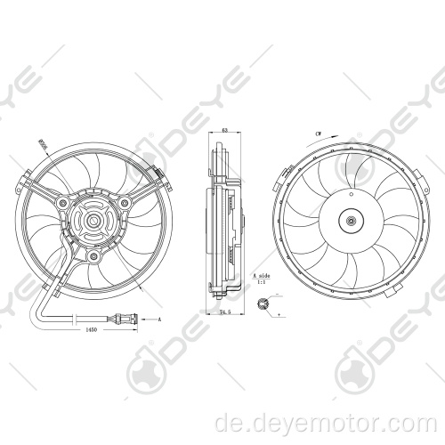 Auto Kühlerlüfter für A4 A6 A8